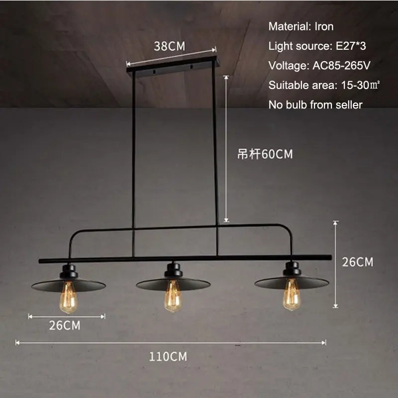 Rustic Industrial Style Ceiling Chandelier