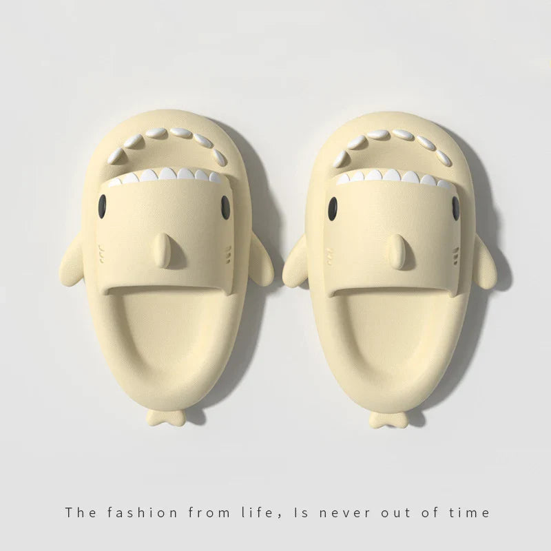 Comfy Shark Flip Flops – Thick Anti Slip Footbed