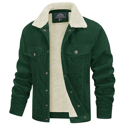 Rugged Mens Corduroy Coat