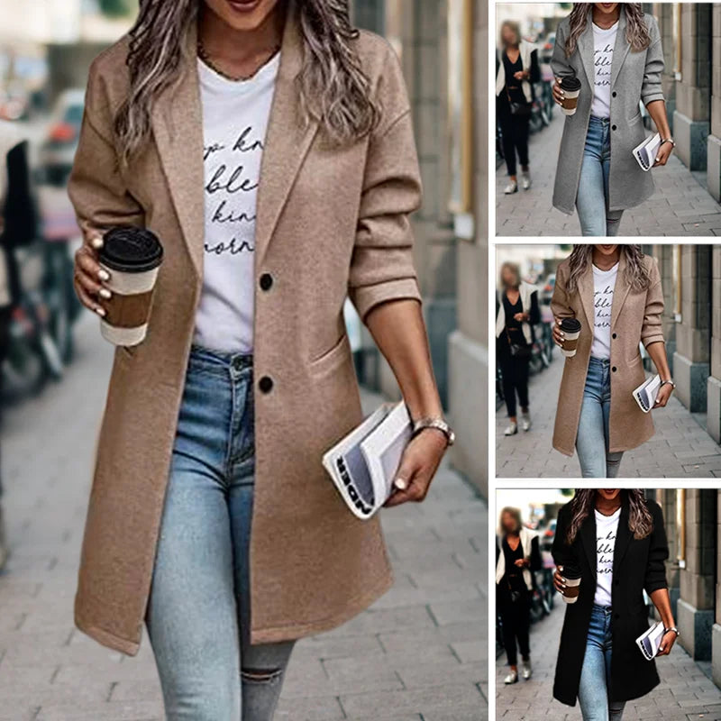 Classic Ladies Winter Tweed Jacket - BritishElegance