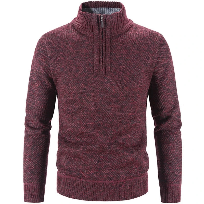 Warm Classic Crew Neck Winter Wool Sweater