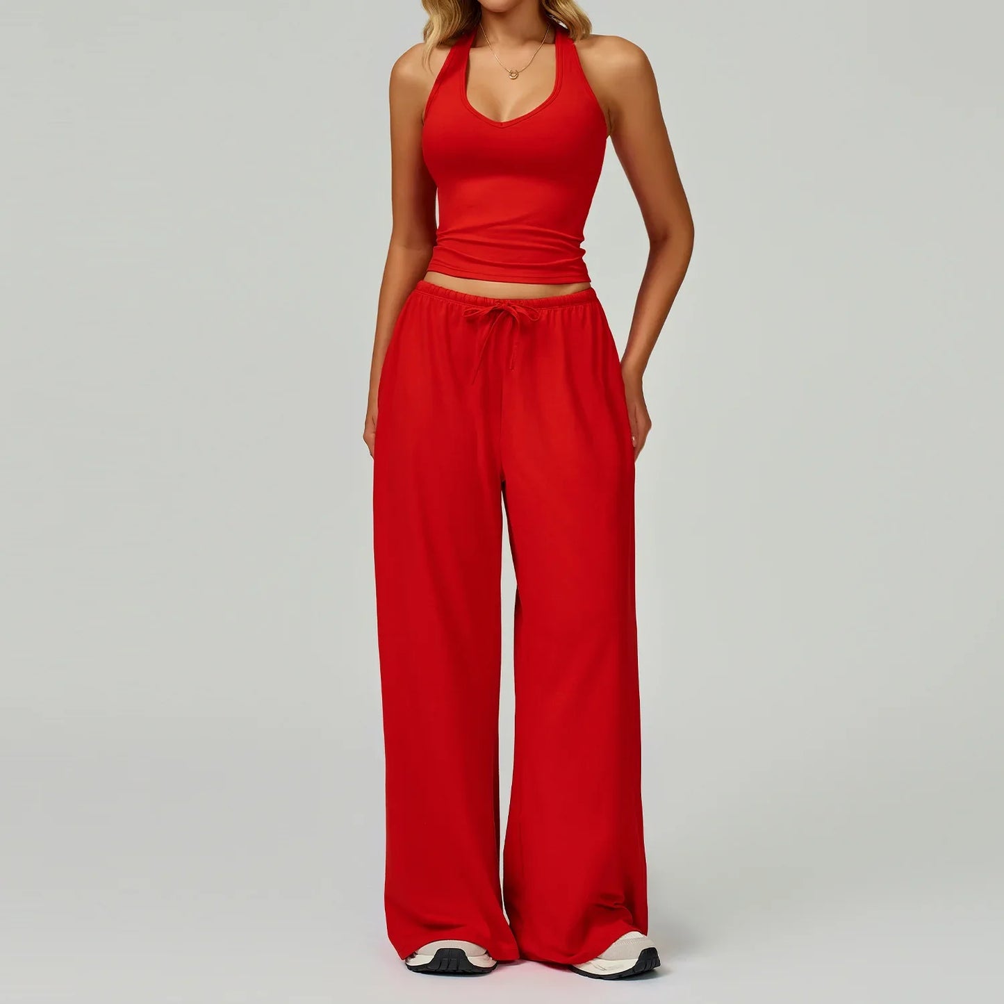 Ladies' Breathable Tank & Elastic Waist Jogger Pants