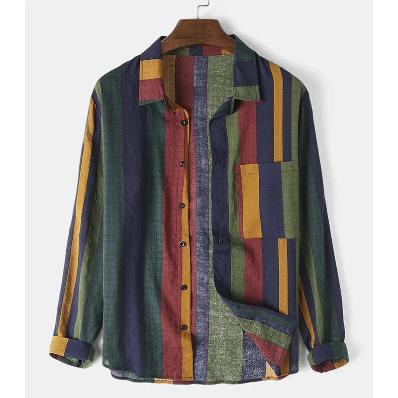 Relaxed Fit Casual Long Sleeve Tee Shirt - BritishElegance