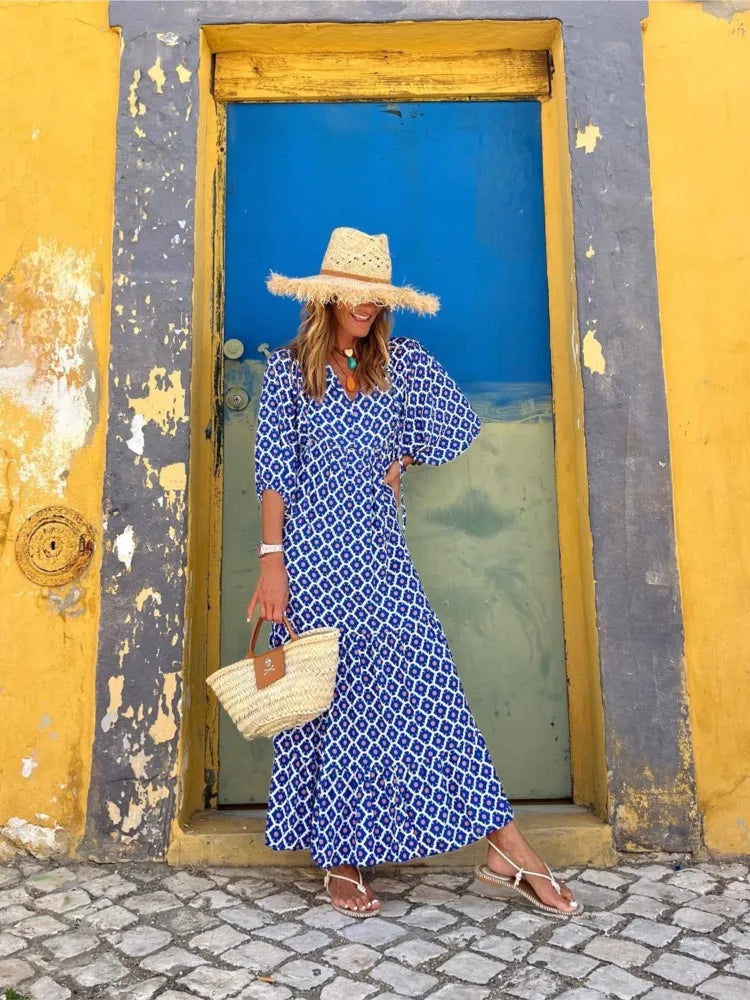 Bohemian Long Floral Women's Summer Dress