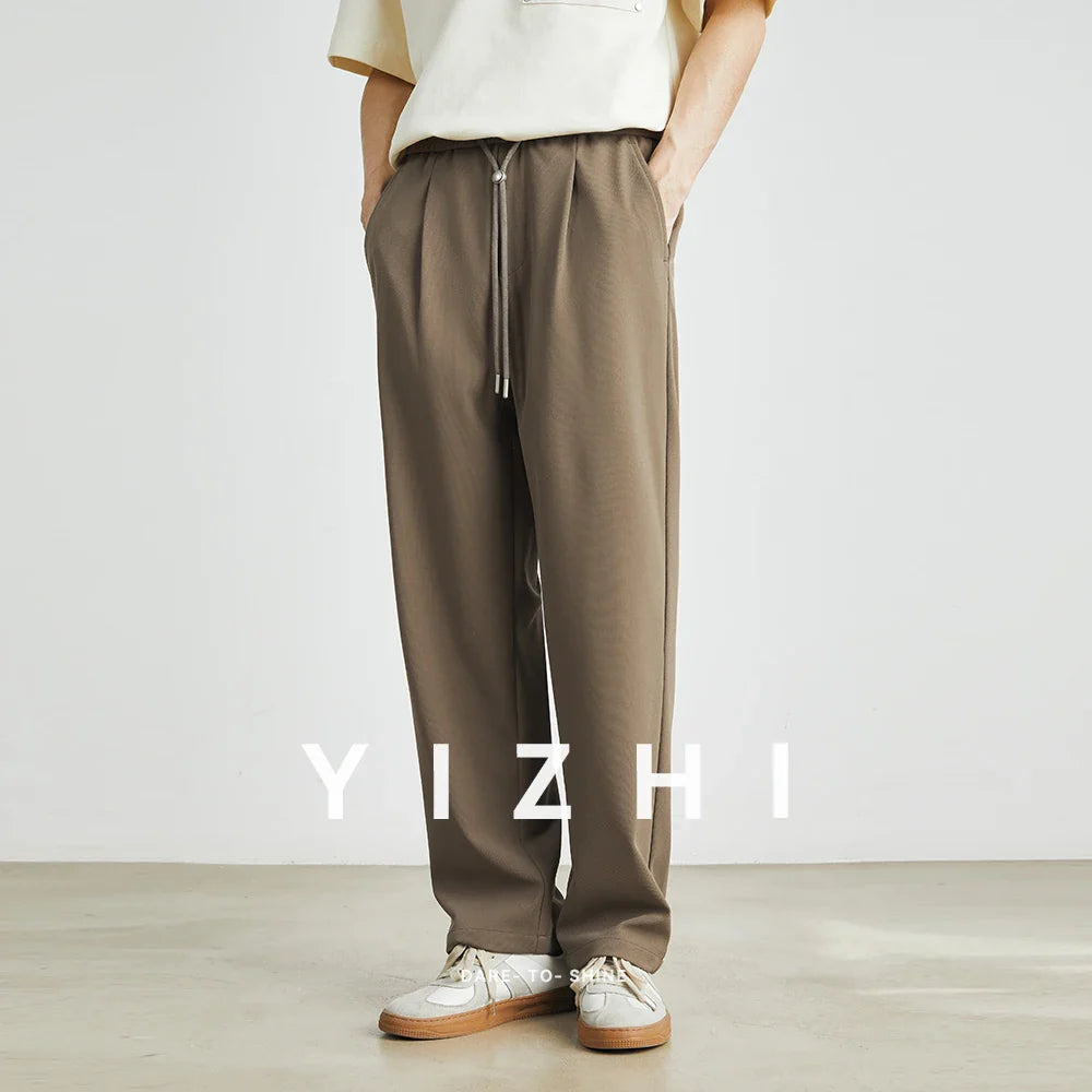 Men's Comfort Fit Elastic Waist Pants - VogeLuxe