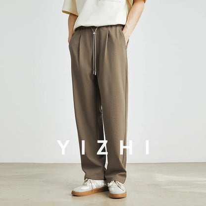 Men's Comfort Fit Elastic Waist Pants - VogeLuxe