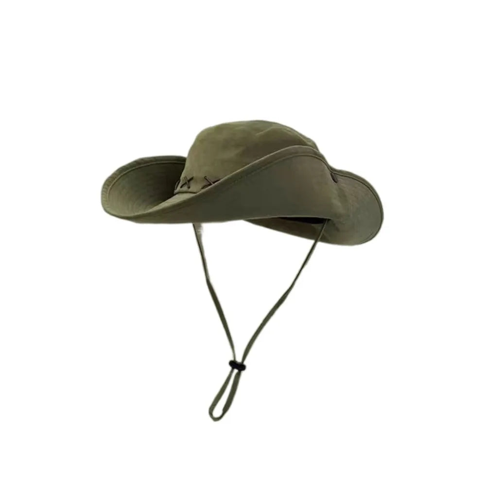 Lightweight Summer Cowboy Hat - Wide Brim Sun Shield