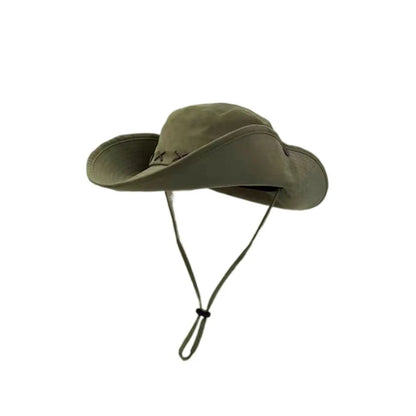 Lightweight Summer Cowboy Hat - Wide Brim Sun Shield