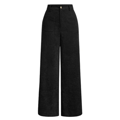 Comfortable Wide Leg High Waist Women's Pants