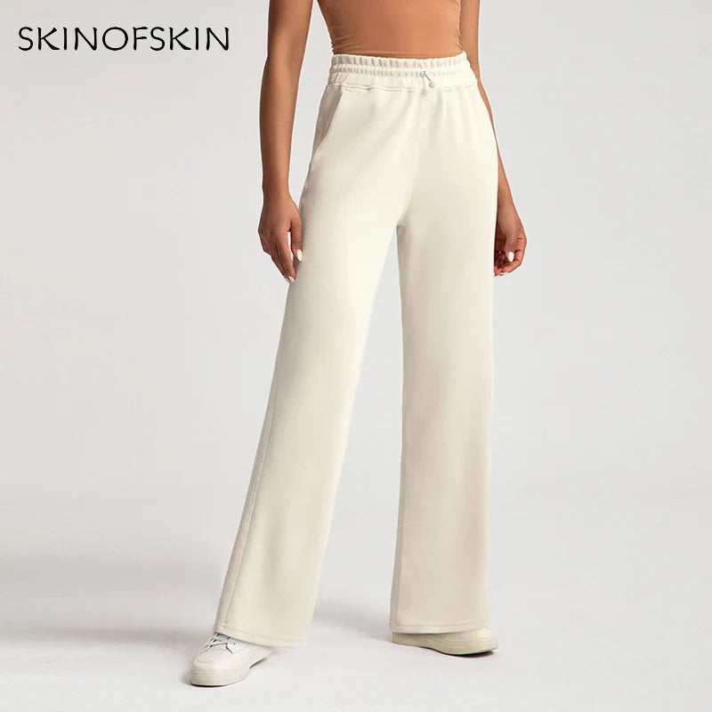 Comfortable High Waisted Loose Fit Women Sweatpants