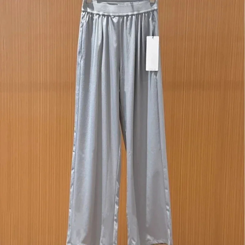 Comfortable Women's Elastic Wide Leg Water-Resistant Pants