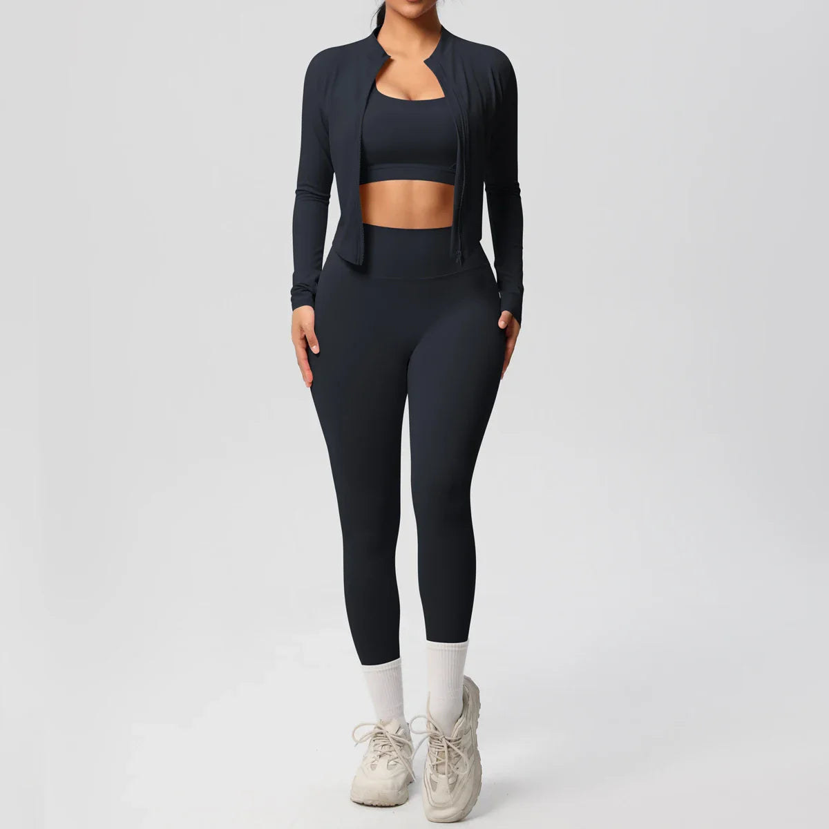 Fitness 3-Piece Sports Outfit for Women