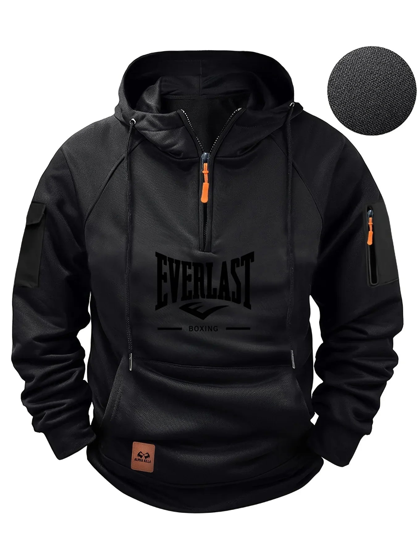 Premium Mens Zip Up Hooded Sweatshirt