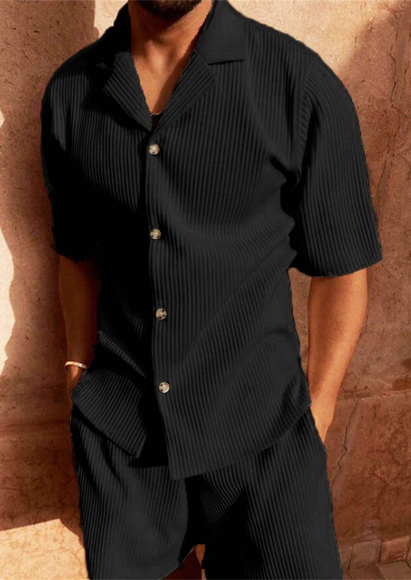 Summer Casual Shorts Set for Men