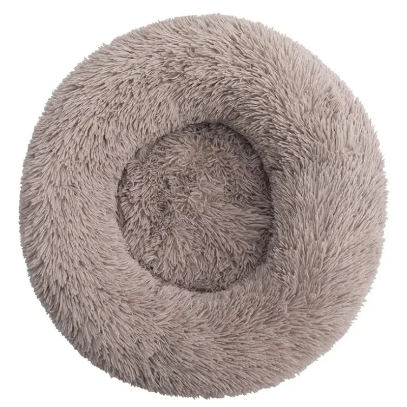 Soft Comfortable Round Pet Bed for Cats and Dogs