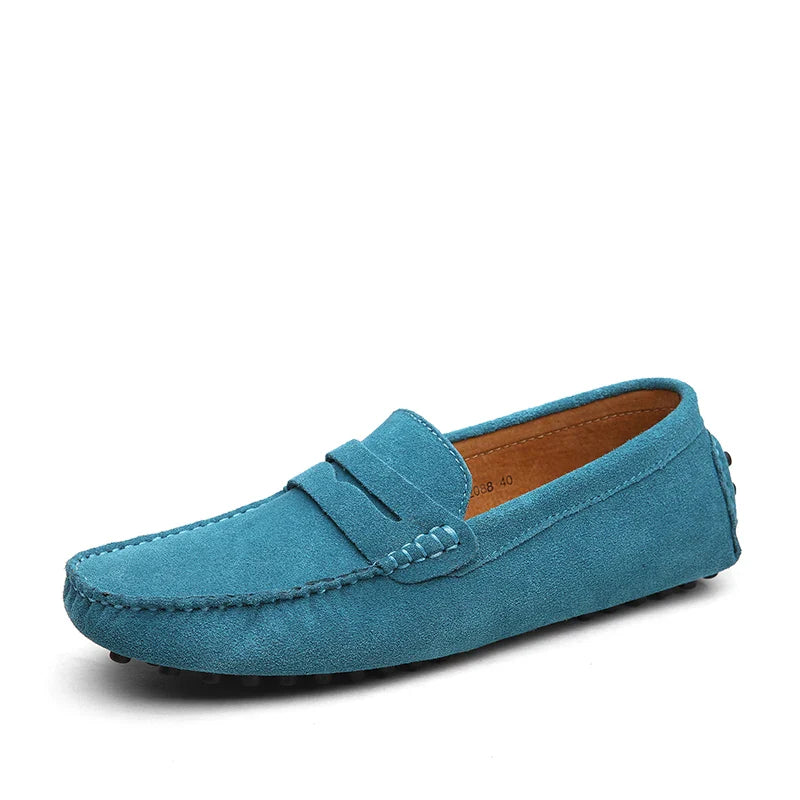 Classic Leather Slip On Shoes