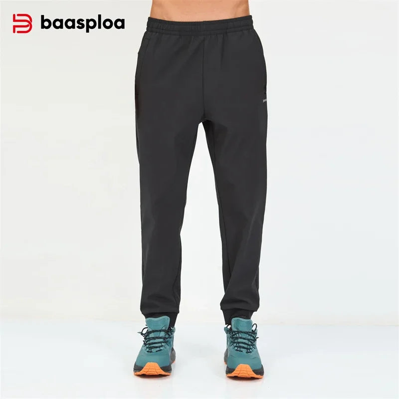 Soft Mens Fleece Jogger Pants with Pockets - BritishElegance