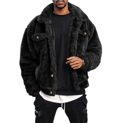 Men's Premium Faux Fur Parka - Warm Winter Coat