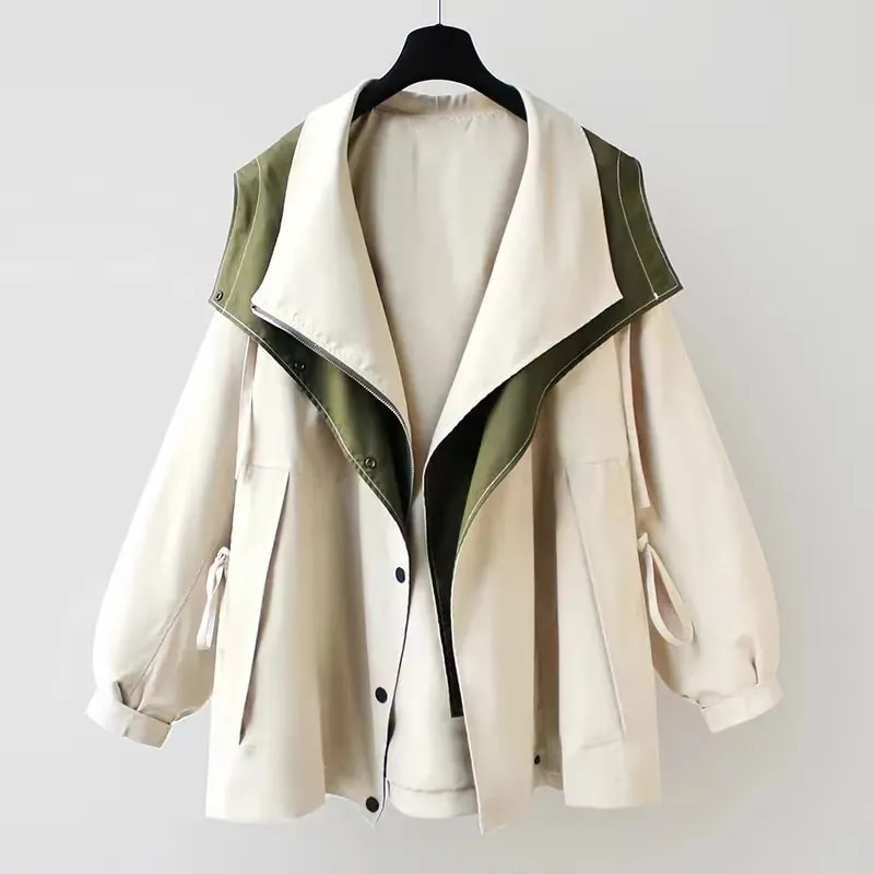 Classic Women's Large Coat - VogeLuxe