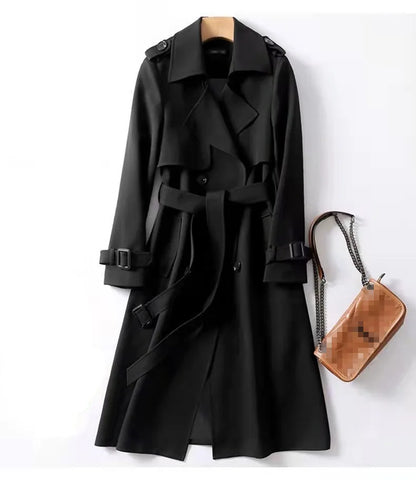Classic Ladies Double Breasted Trench Coat