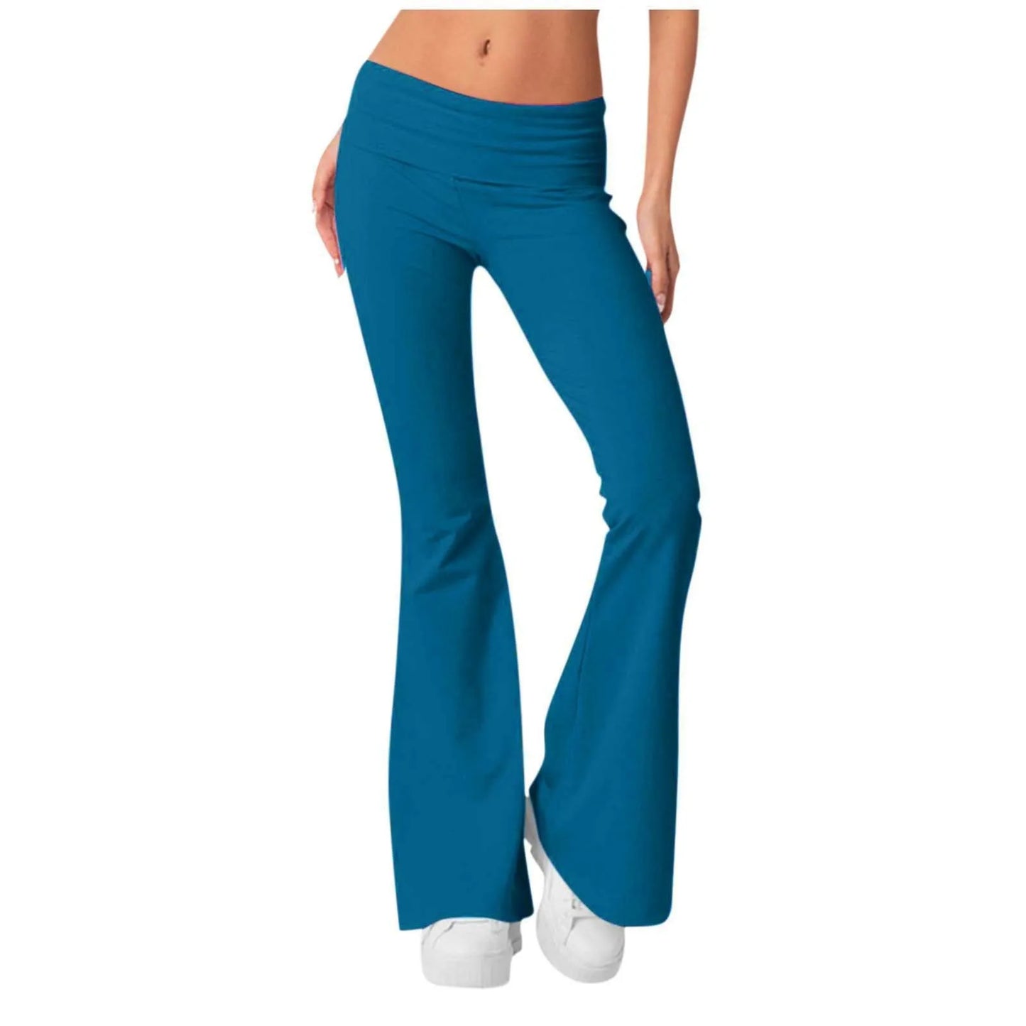 Comfortable Wide Leg Yoga Pants – Daily Wear Flare Fit
