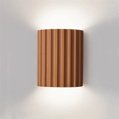 Contemporary White Resin Wall Light