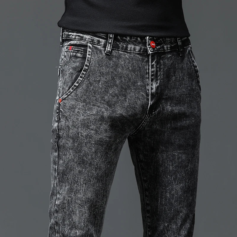 Men's Slim Fit Dark Wash Jeans