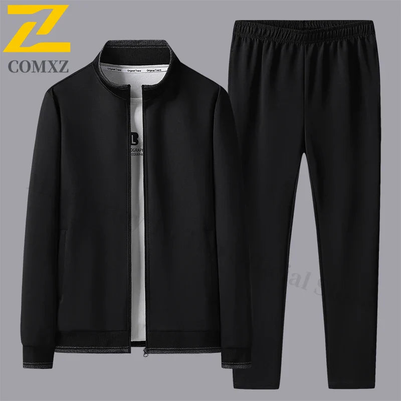 Men's Zip Up Athletic Windbreaker Jacket - BritishElegance