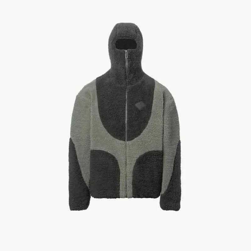 Trendy Block Color Fleece Jacket