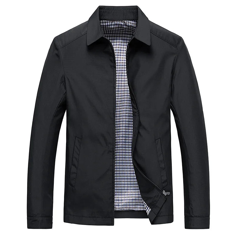 Relaxed Fit Autumn Jacket - BritishElegance