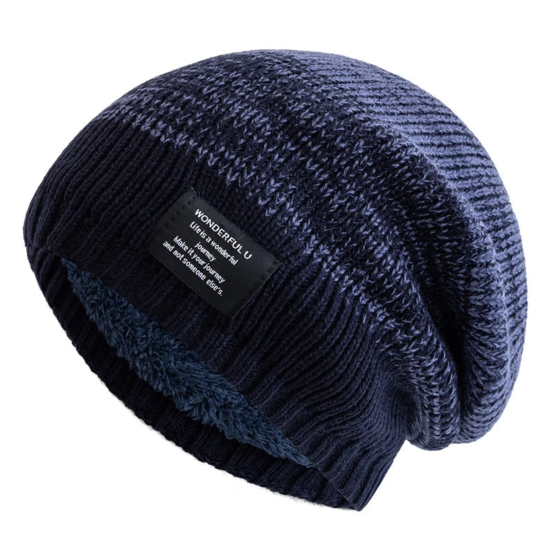 Soft Warm Fuzzy Winter Beanie for Women