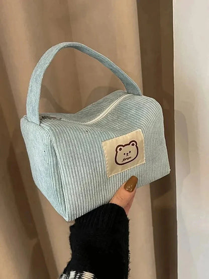 Big Storage Makeup Pouch - Women's Soft Cosmetic Case