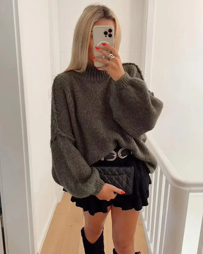 Comfy Women's Long Sweater Dress