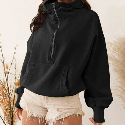 Comfortable Women's Casual Hooded Sweatshirt