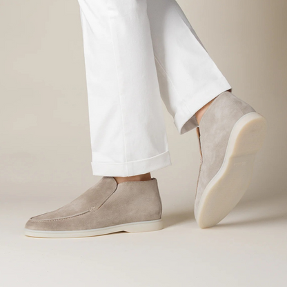 Sebastian | Suede Ankle Loafers 0