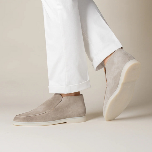 Sebastian | Suede Ankle Loafers 0