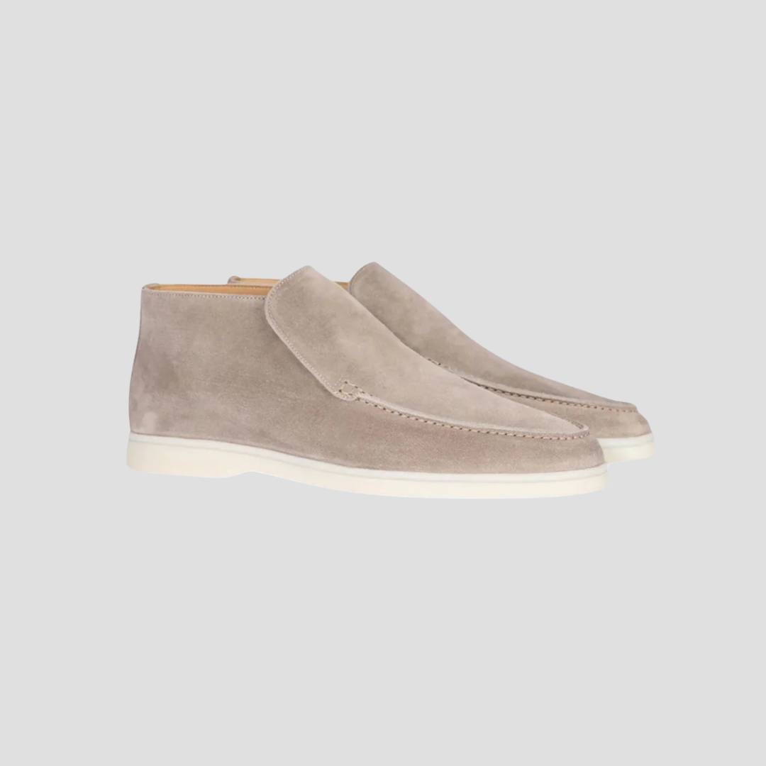 Sebastian | Suede Ankle Loafers 1