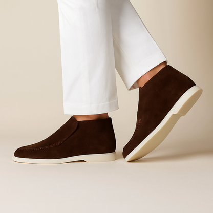 Sebastian | Suede Ankle Loafers 10