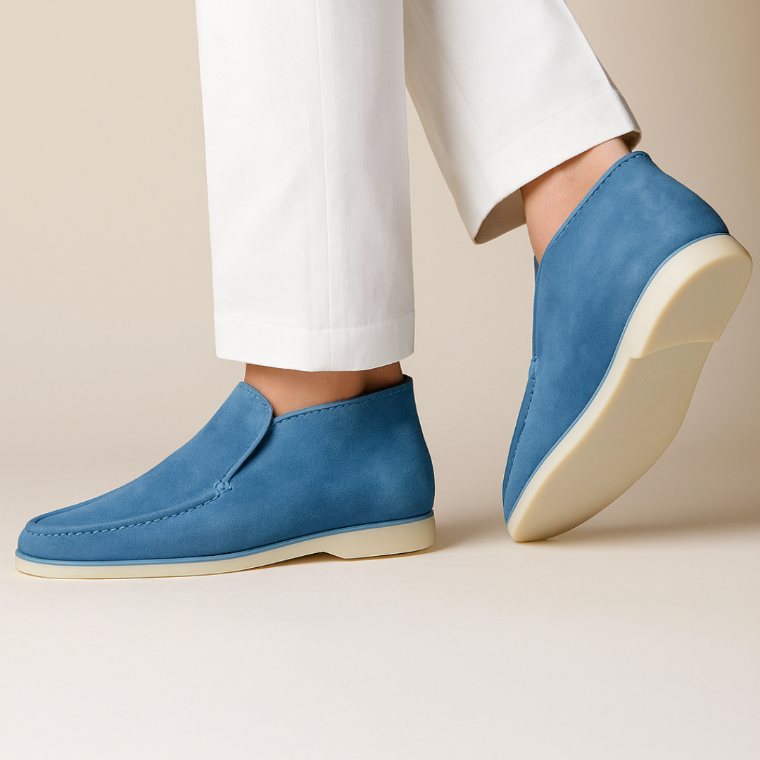 Sebastian | Suede Ankle Loafers 12