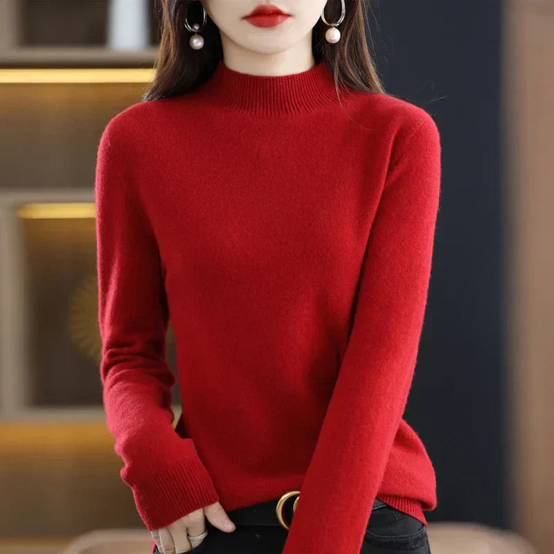 Soft 100% Wool Women's Winter Sweater