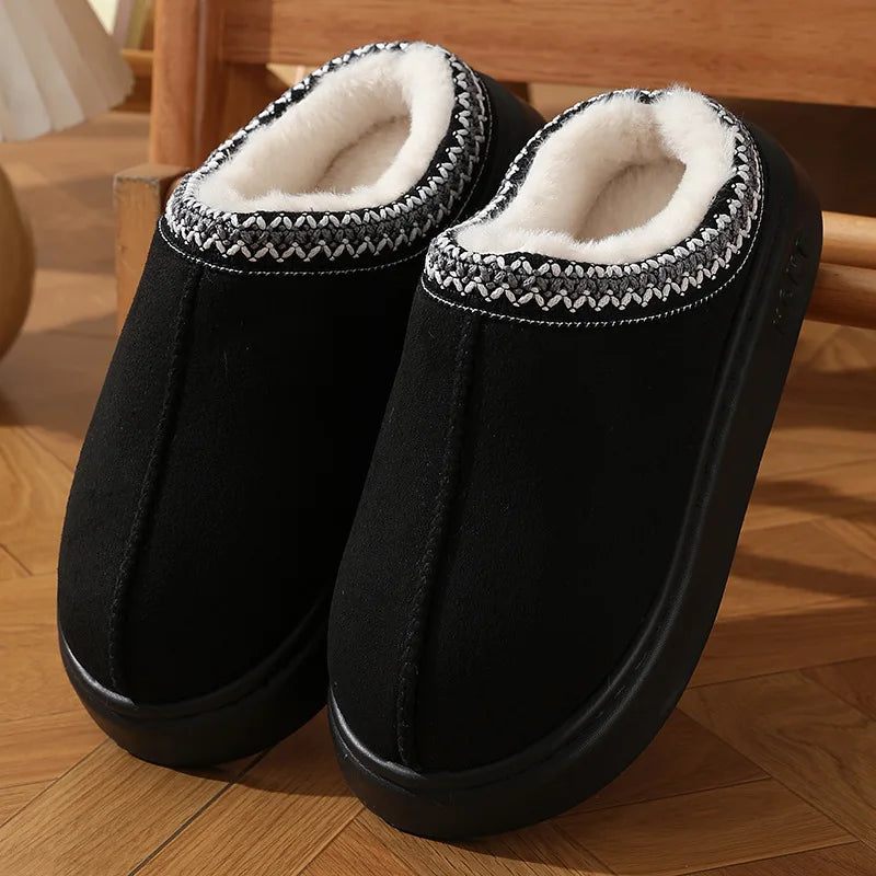 Cozy Fleece Unisex Slippers – Warm Comfortable Soft Insoles