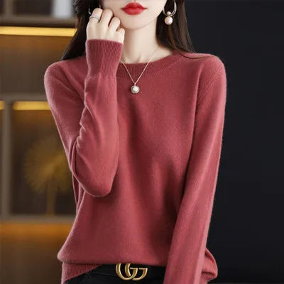 Pure Wool Women's Sweater for Cold Winter Days