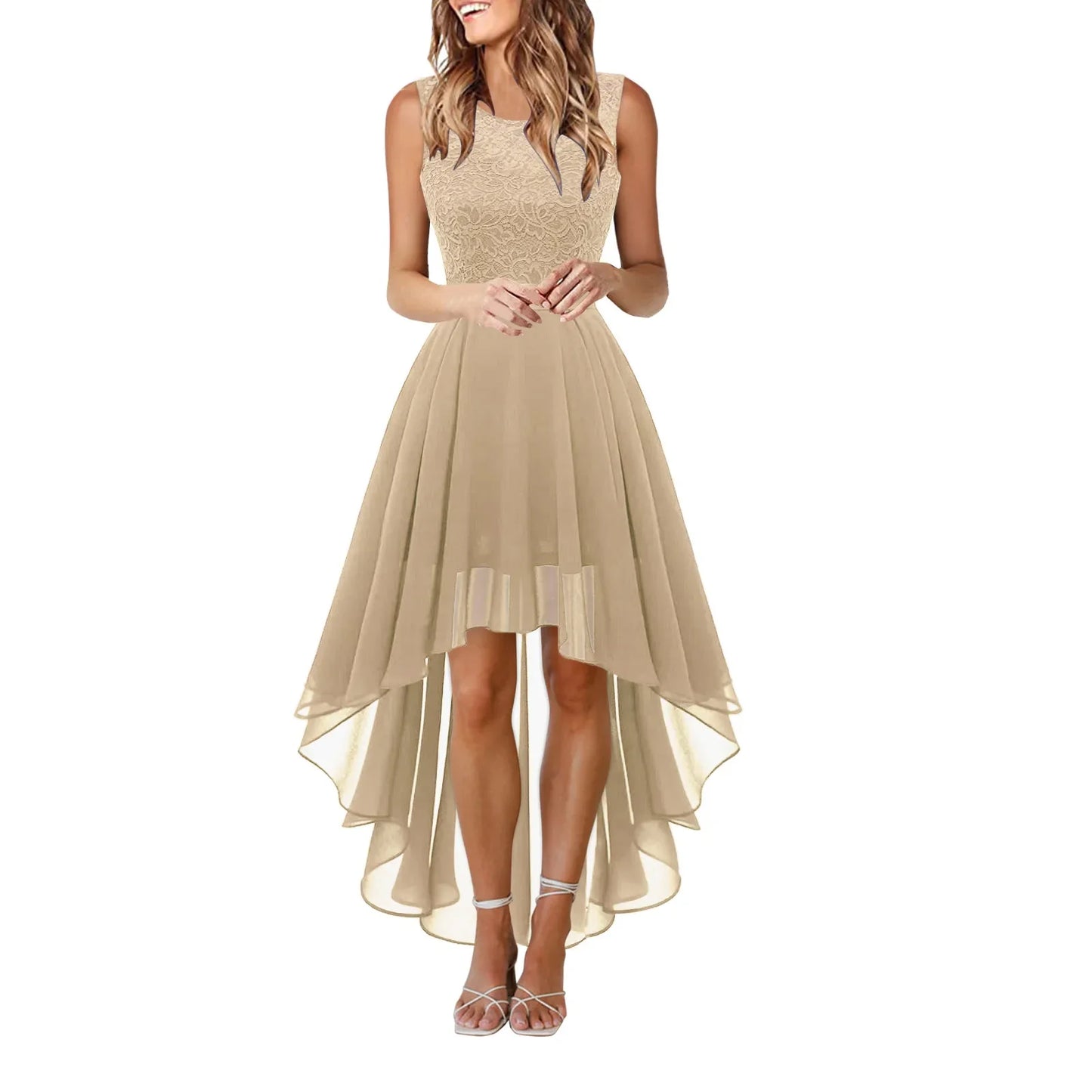 Elegant Lace Short Party Dress