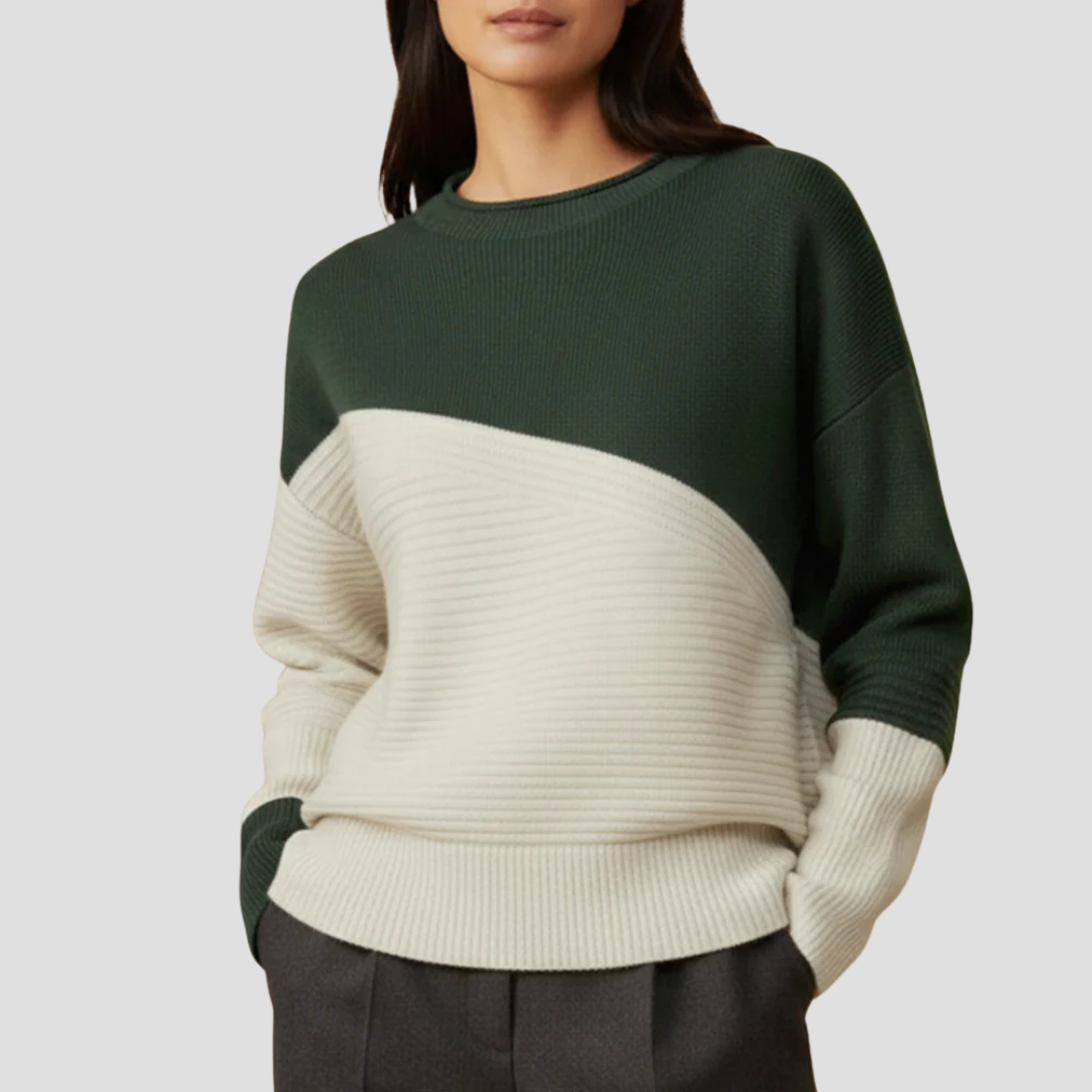 Selma | Colour-Block Jumper 0