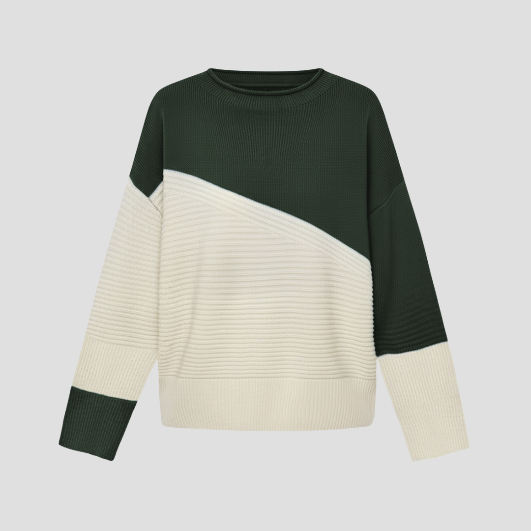 Selma | Colour-Block Jumper 1