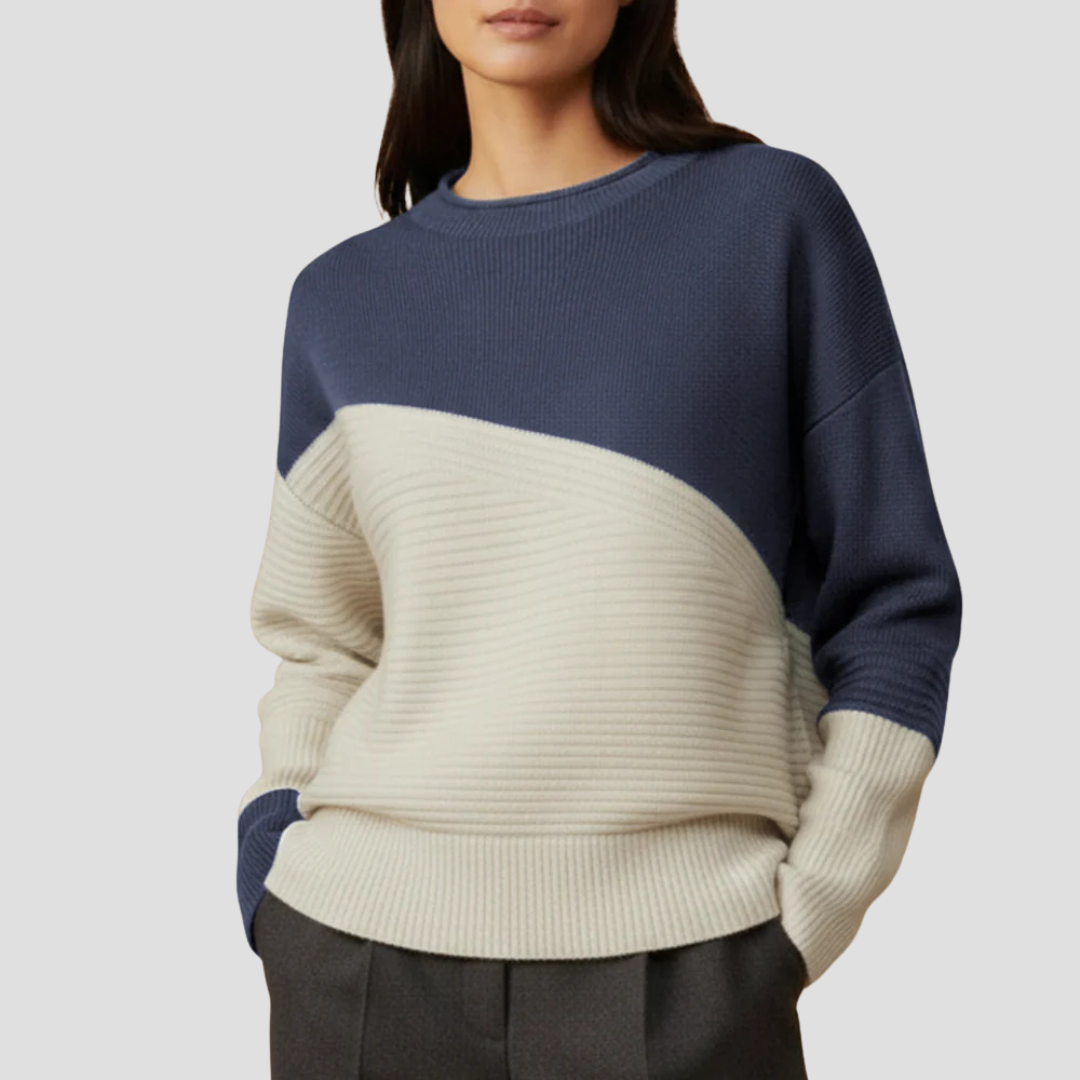 Selma | Colour-Block Jumper 8