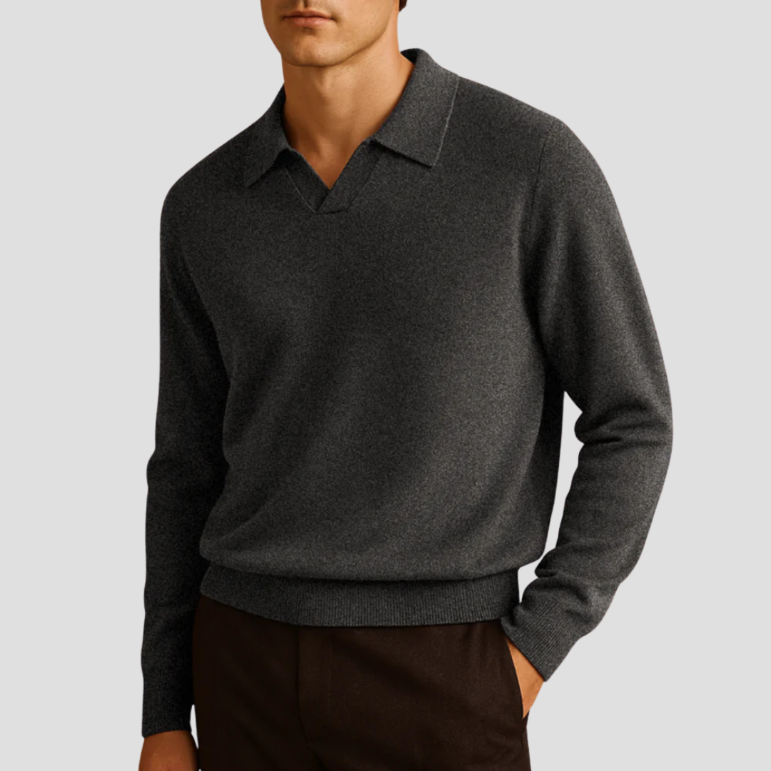 Selwyn | Open Collar Jumper 4