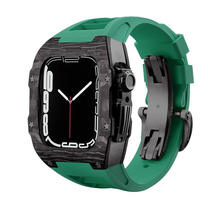 Slim Carbon Fiber Apple Watch Case Cover