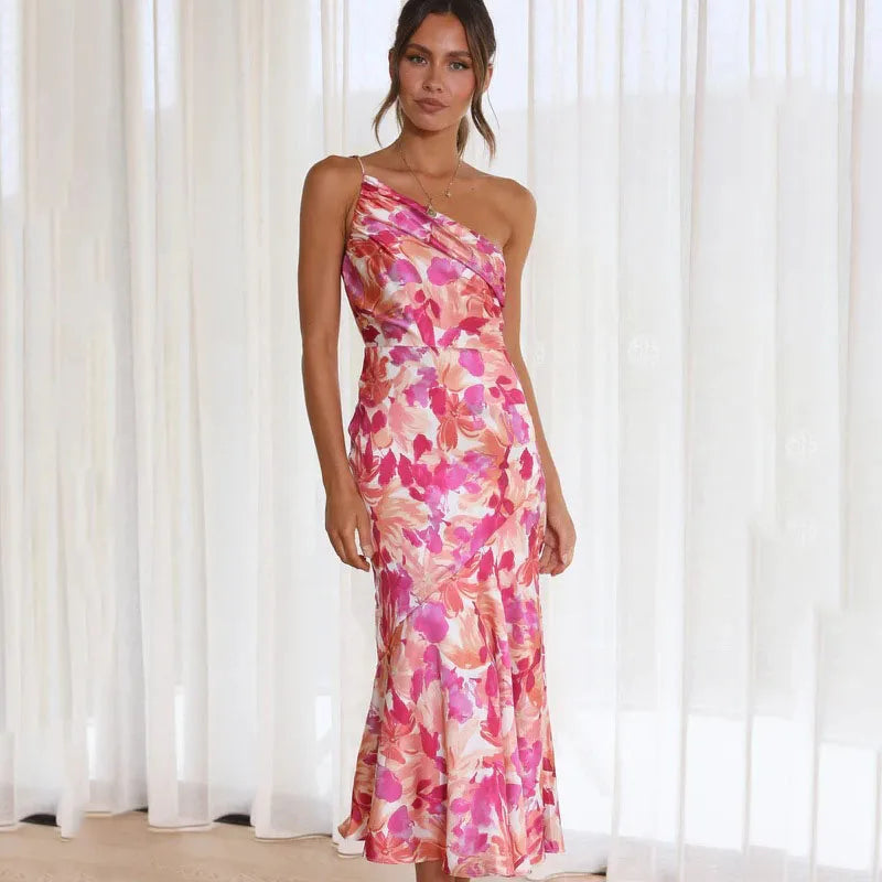 Beautiful Floral Midi Dress for Women - VogeLuxe