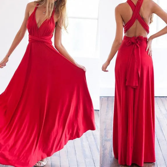 Lightweight Ladies Floral Maxi Dress